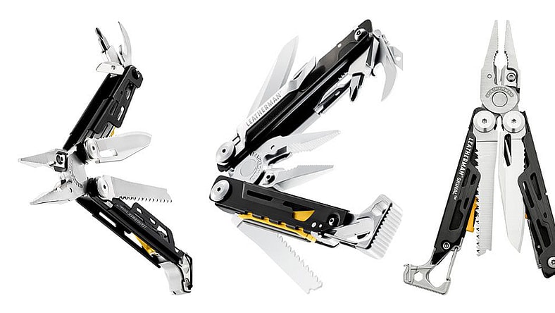 Signal's 19 tools include a whistle and fire-starting