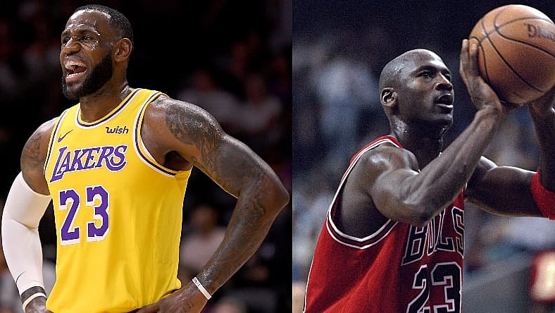 LeBron James Michael Jordan Promo