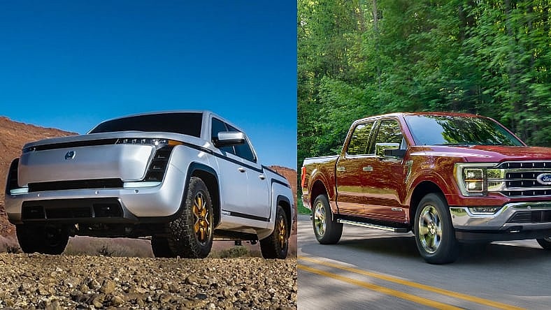 Lordstown Endurance vs Ford F-150 Promo