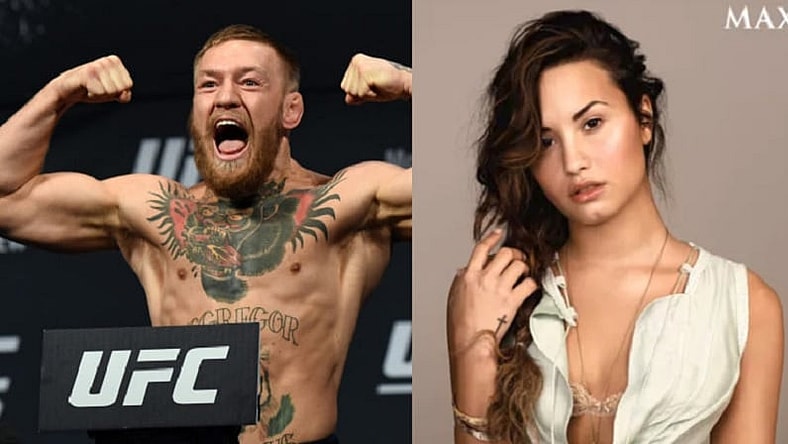 Conor McGregor and Demi Lovato
