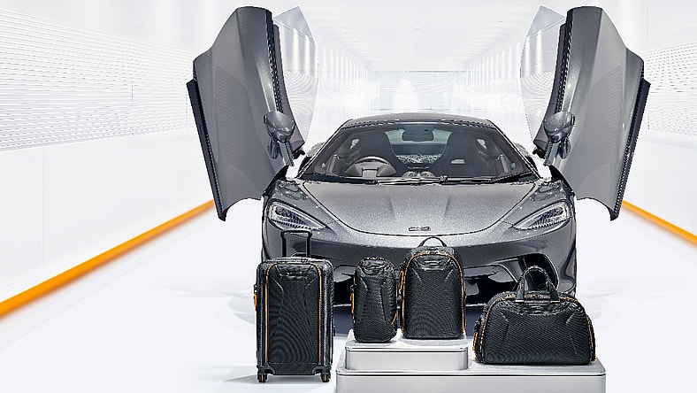 mclaren tumi luggage collab