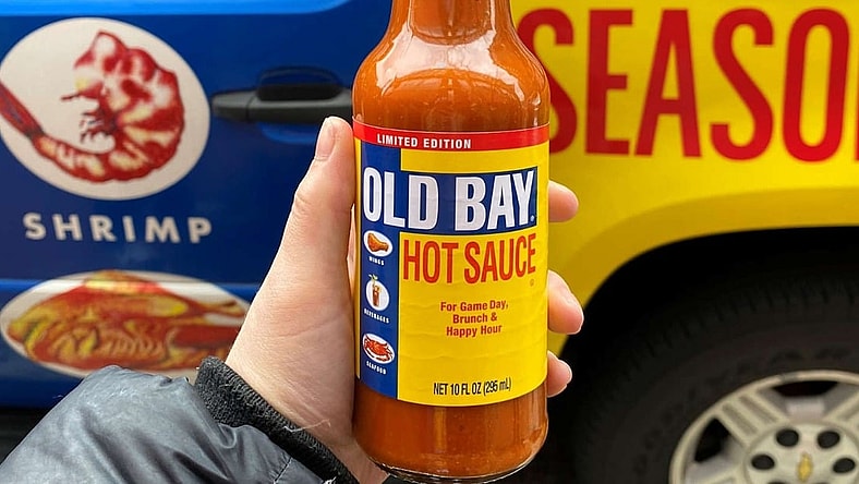 old bay hot sauce promo