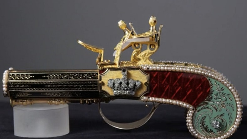 Fully restored Rochat Brothers songbird pistol