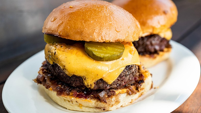 pat lafreida burger promo