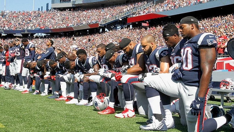 New England Patriots protest
