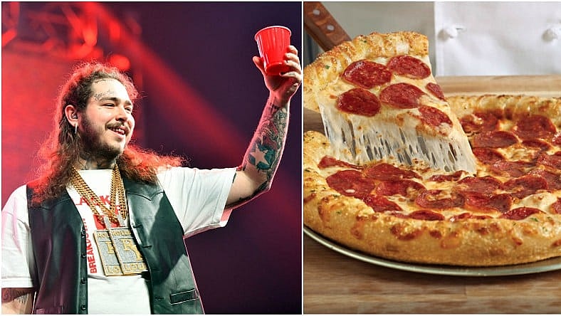 Post Malone Dominos Promo