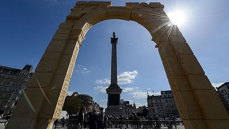 Roman arch trafalgar getty