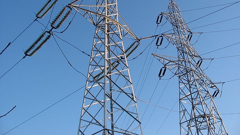 Power transmission lines eastern Europe
