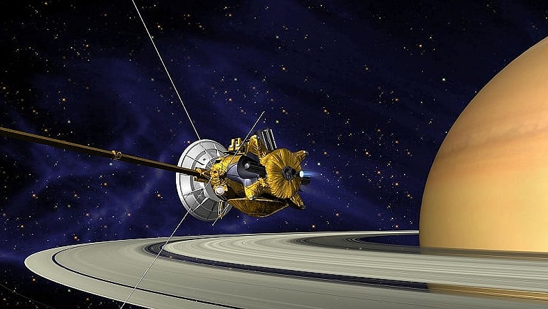 Cassini Probe at Saturn