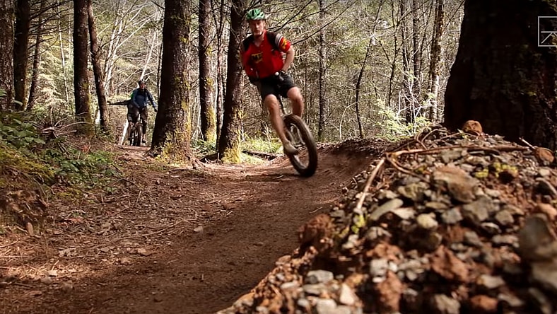 mountain unicycling