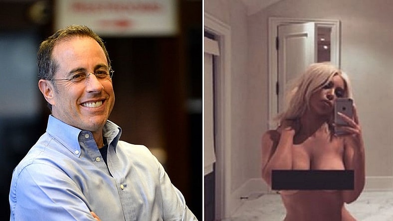 Jerry Seinfeld and Kim Kardashian