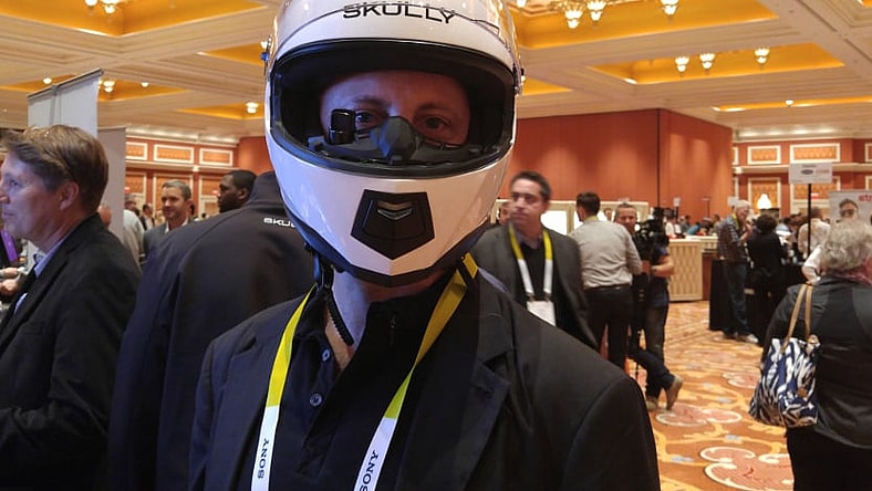 Skully AR-1 augmented reality motorcycle helmet