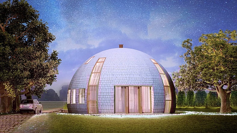 Russia's unique-looking SkyDome cabins (Courtesy of SkyDome)
