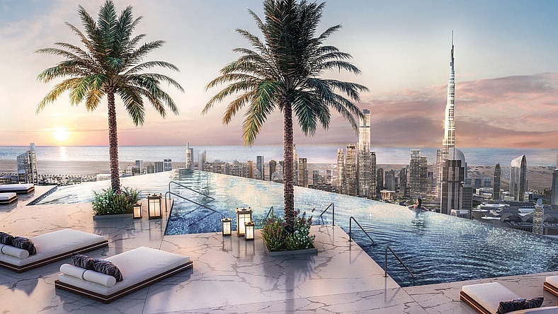 SLS Dubai_Rooftop Pool