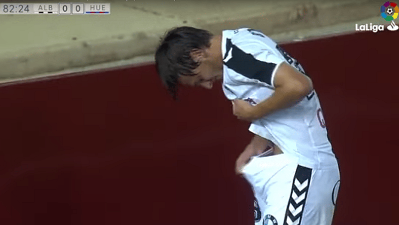 Soccer Player Kicked in Penis