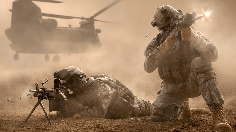 Soldiers in Combat