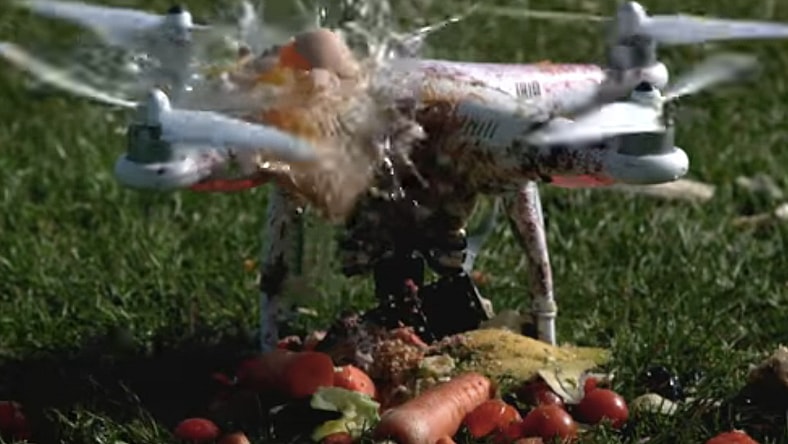 Turning a DJI drone into a blender