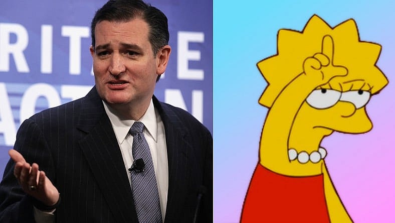 Ted Cruz Lisa Simpson