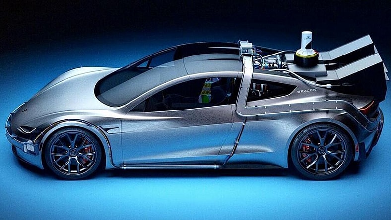 Tesla DeLorean Promo