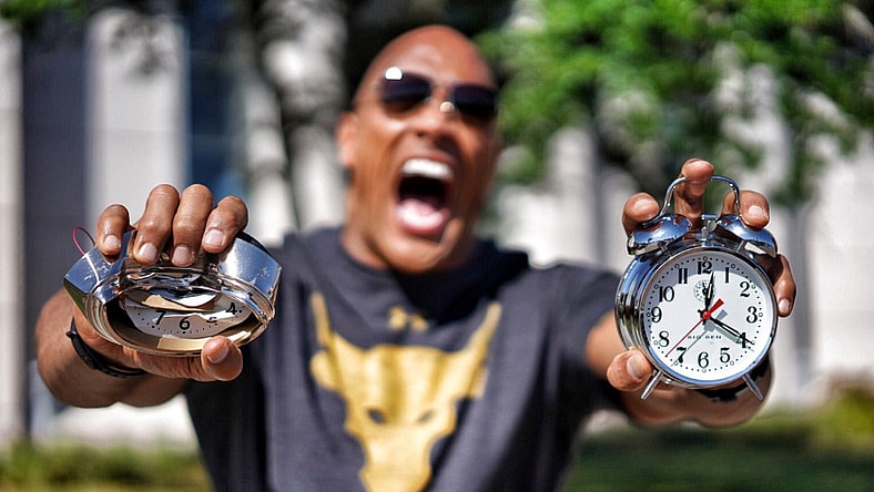 The Rock will motivate you to wake each day