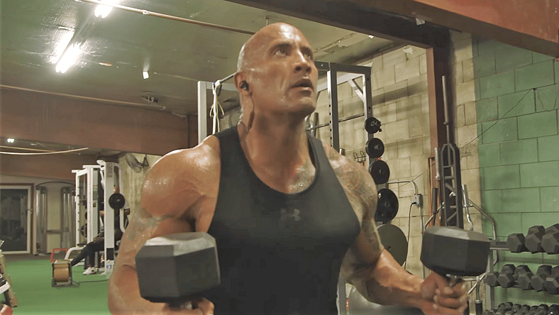 The Rock Workout Promo