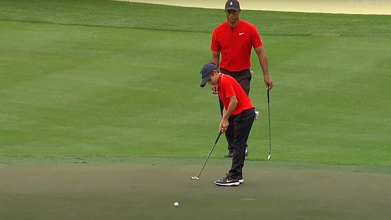 Tiger and Charlie Woods Promo