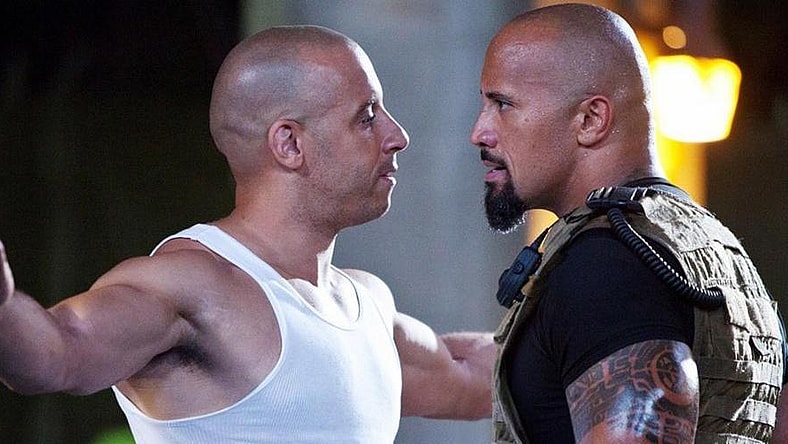 vin diesel the rock fast and furious promo