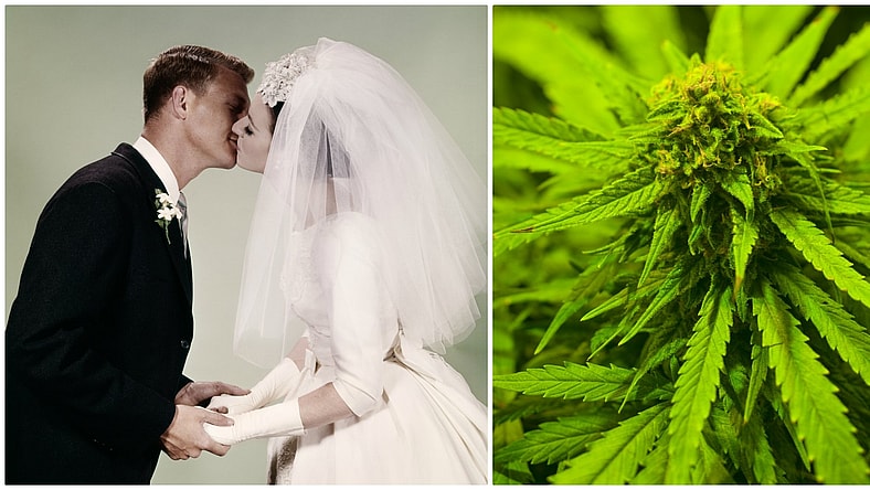 weed wedding