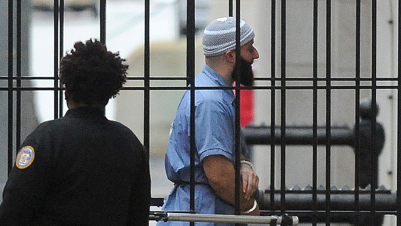 Adnan Syed in court.
