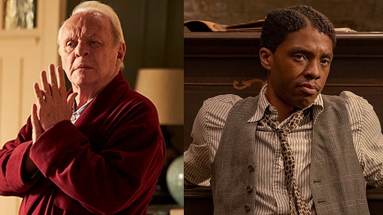 Anthony Hopkins Chadwick Boseman Promo Split