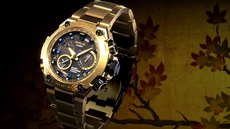 Only 300 MR-G Gold Hammer Tone watches will be made