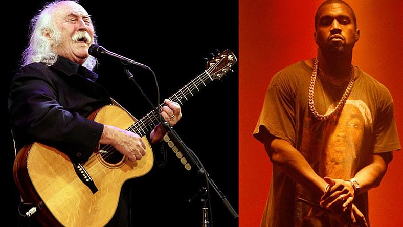 David Crosby and Kanye West split Getty Images
