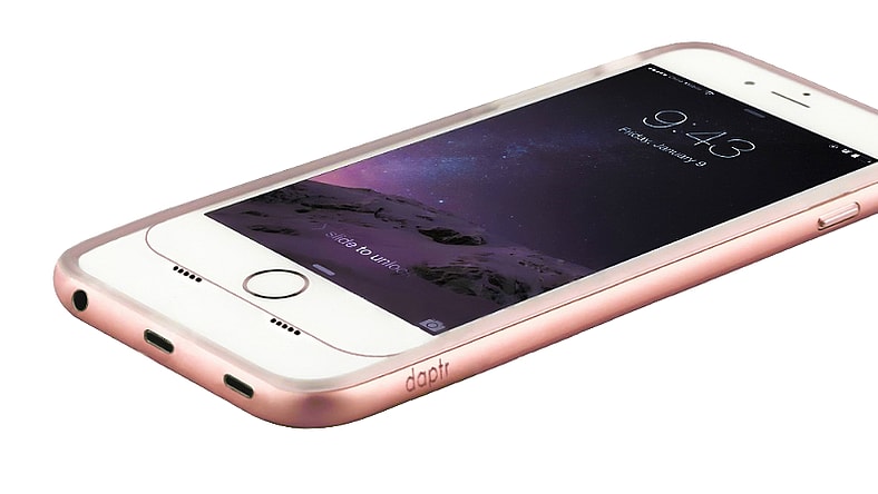 The Daptr case adds a headphone jack
