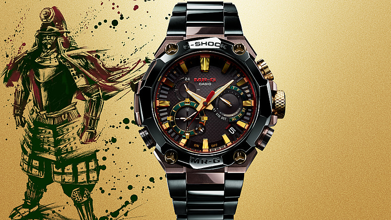 G-Shock Launches 25th Anniversary MR-G Watch With Samurai Armor