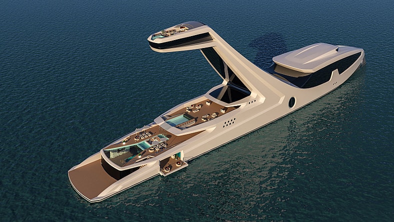Shaddai superyacht's 125-high elevated master suite (Photo: Gabriele Teruzzi)