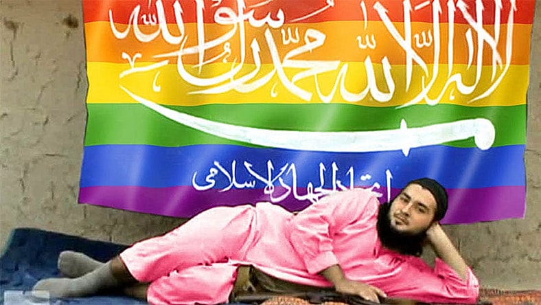 ISIS Twitter hacked with pro-gay images. (Image: Twitter)