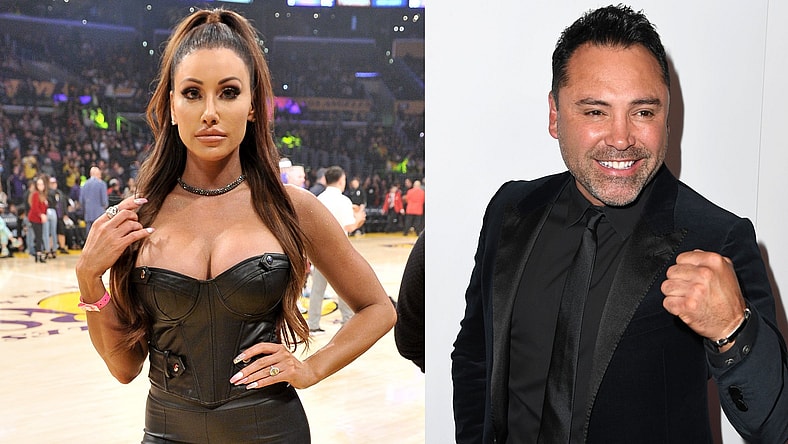 Holly Sonders Oscar de la Hoya Split Promo