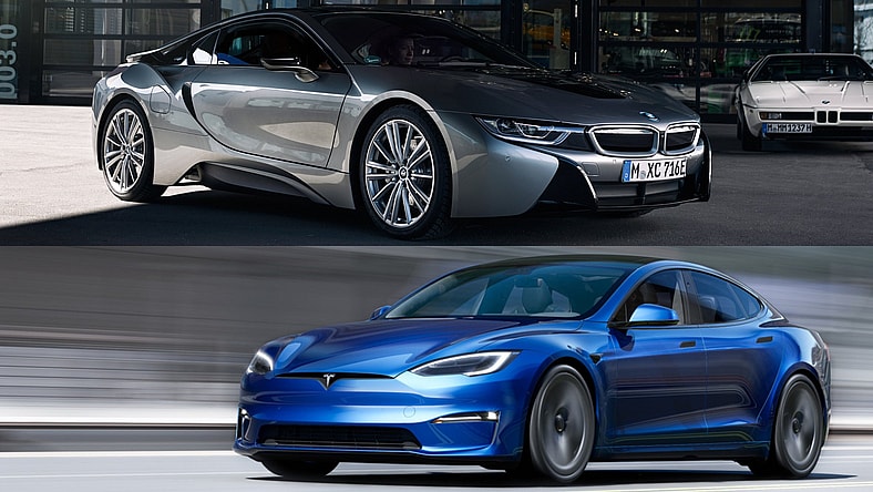 Instagram EVs BMW i8 and Tesla Model S Promo