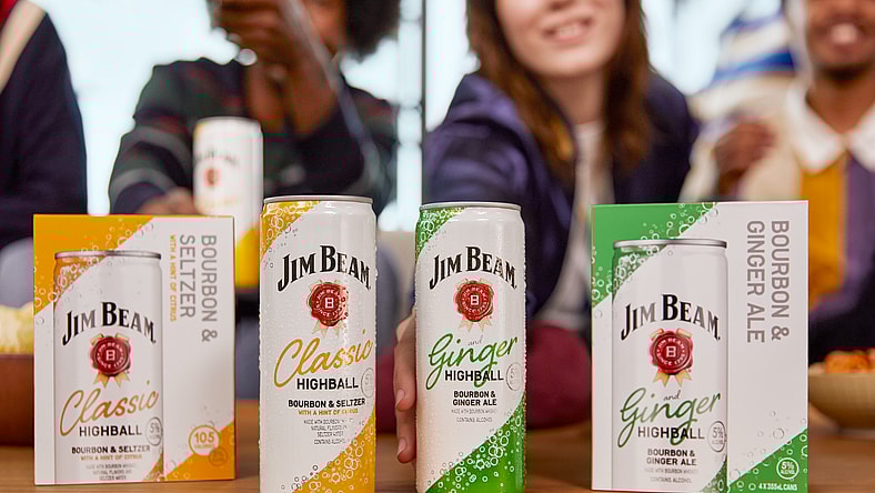 Jim Beam Packaging Closeup