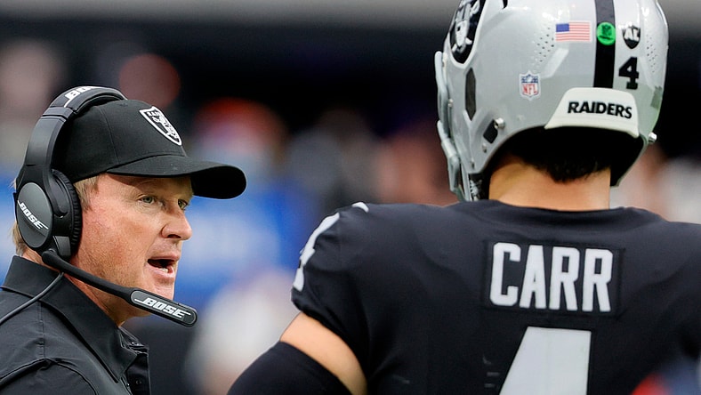 Las Vegas Raiders Head Coach Jon Gruden Quarterback Derek Carr Promo