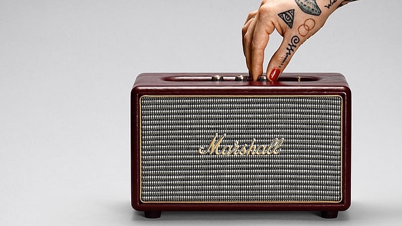 Marshall's powerful Acton Special Edition Oxblood speaker (Photo: Zound Industries)