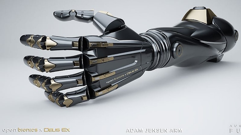Open Bionics' "Deus Ex" Adam Jensen arm (Photo: Augmented Future)