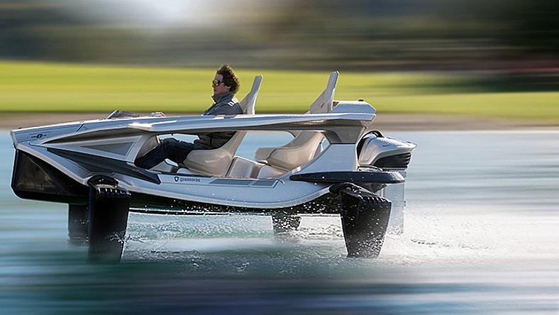 This electric two-seater zips along at 25 MPH
