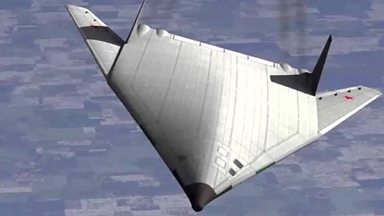 Artist's rendering of the Russian PAK-DA hypersonic stealth bomber (Photo: Jozef Gatial)