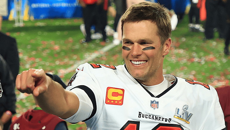 Tom Brady of the Tampa Bay Buccaneers