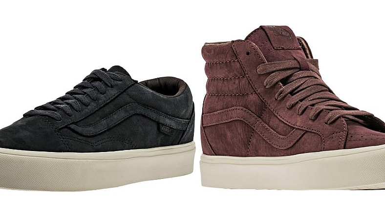 Vans Vault Old Skool and SK8-Hi Reissue Lite LX models (Photo: Nice Kicks Retail)