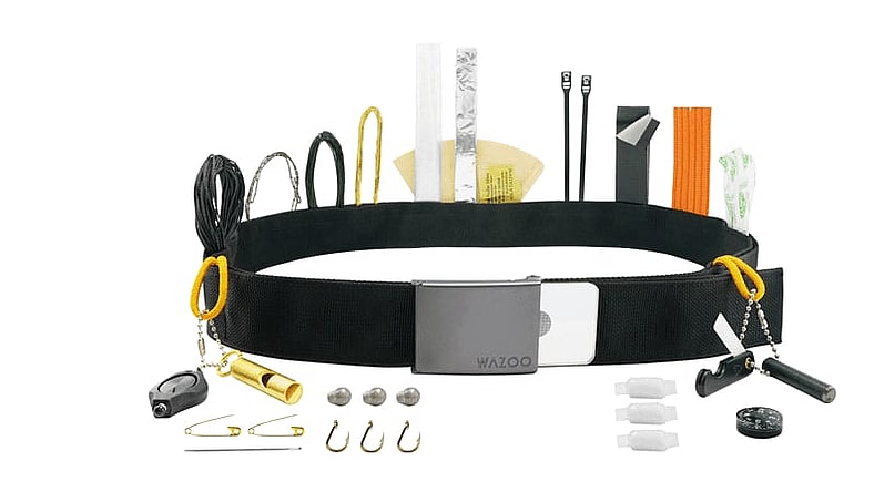 The Cache Belt is a survivalist's must (Photo: Wazoo Survival Gear)