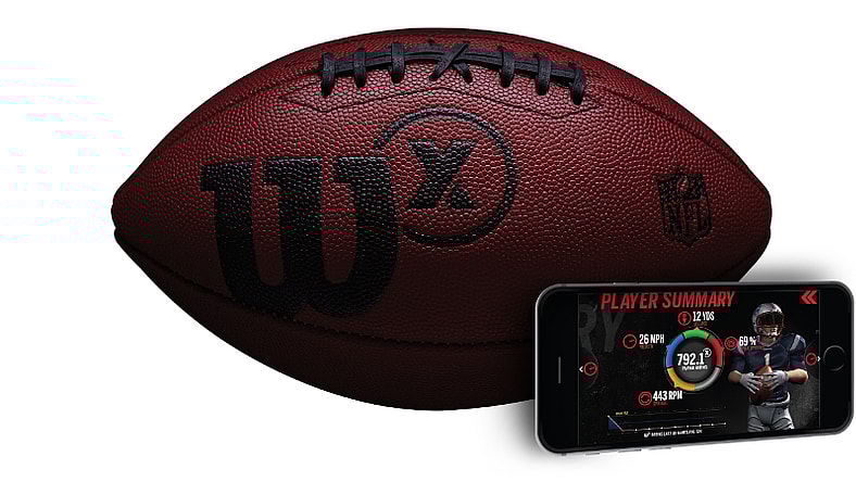 The Wilson X Connected Football launches 9/8 for $200 (Photo: Wilson Sporting Goods)