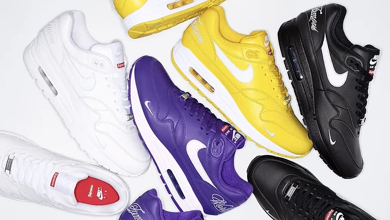 Supreme & Nike Unveil Long-Awaited Air Force 1 Max Sneaker