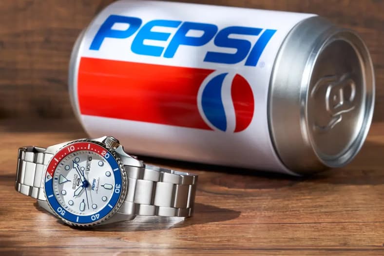 Seiko & Pepsi Are Releasing An Actual 'Pepsi Watch' Collaboration